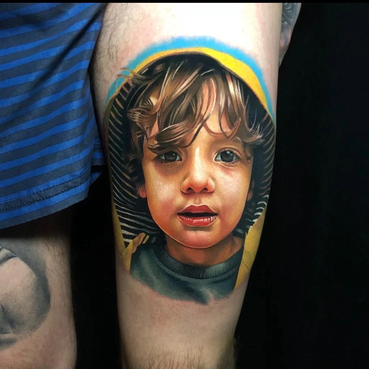 Portraits tattoo by Karenforester437