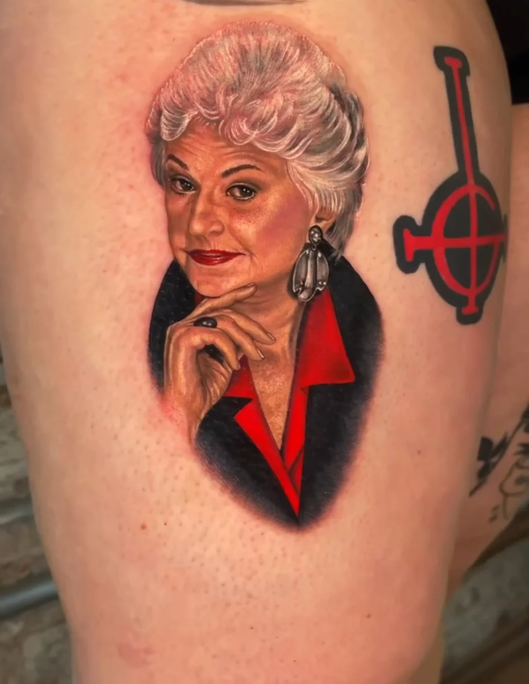 Portraits tattoo by Megan Massacre