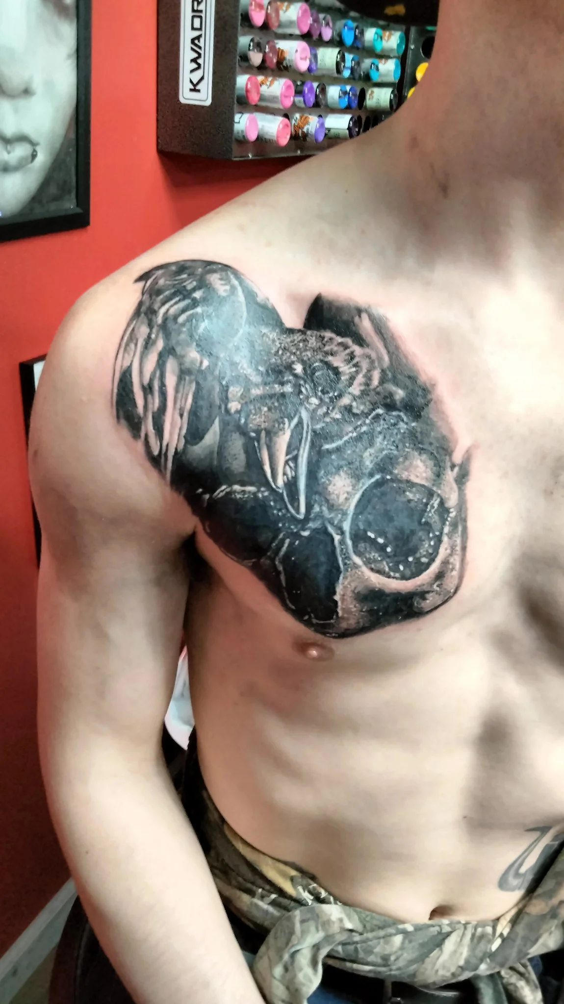Black & Grey Realism tattoo