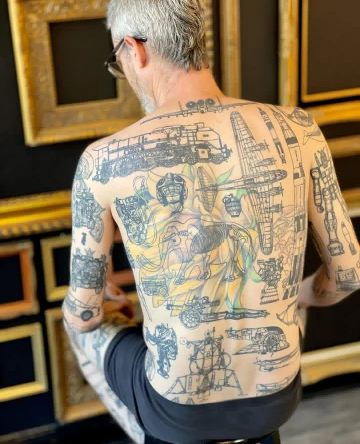 Illustrative tattoo
