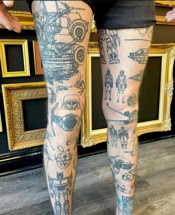 Illustrative tattoo