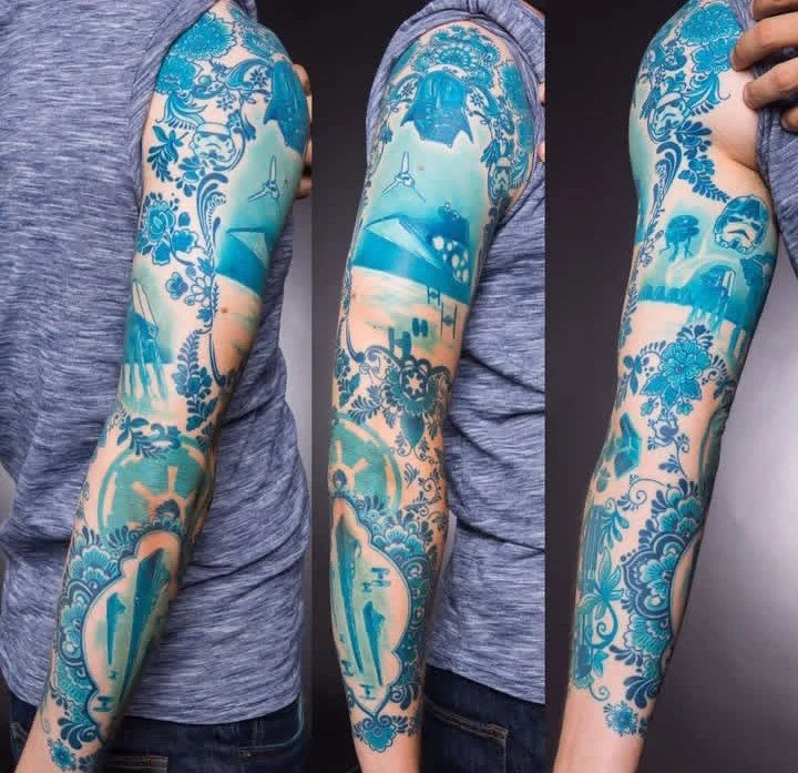 Illustrative tattoo