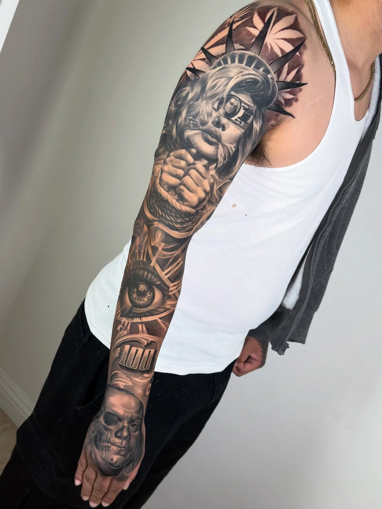 Black & Grey Realism tattoo
