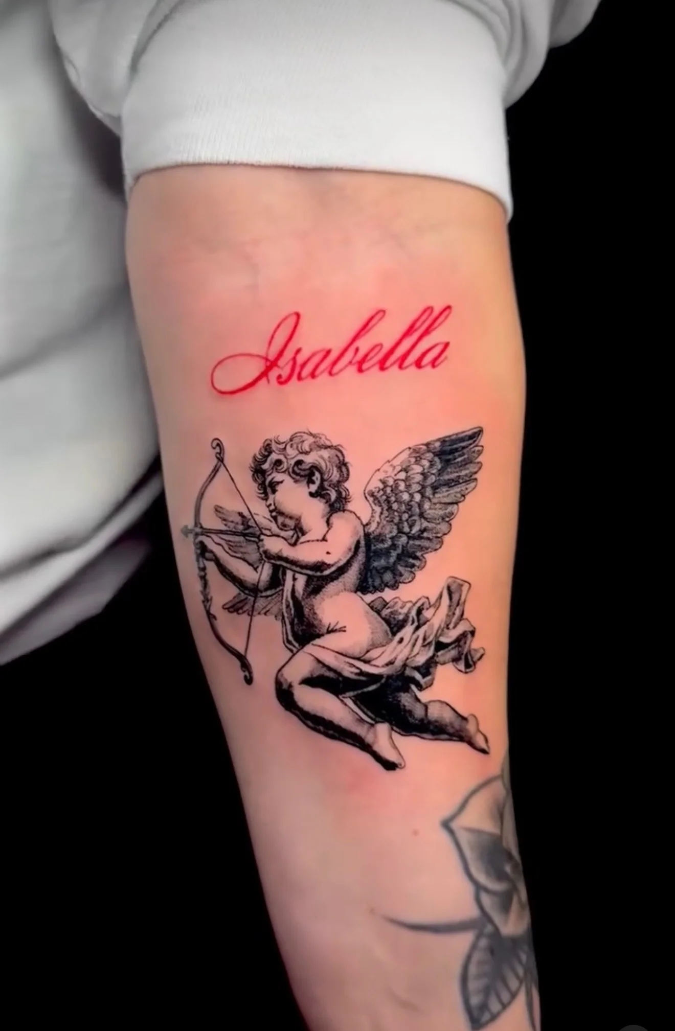 Illustrative tattoo by Olga Fylyppenko