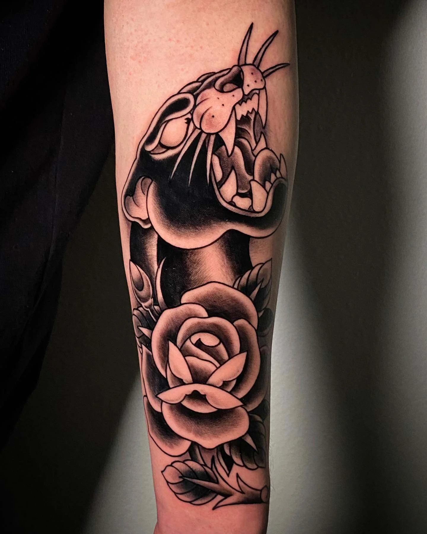 Neo-Traditional tattoo by skins.shadows