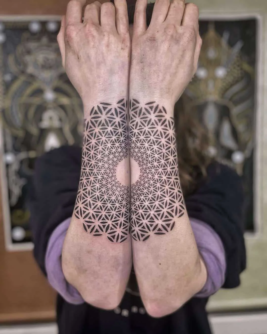 Geometric tattoo by skins.shadows