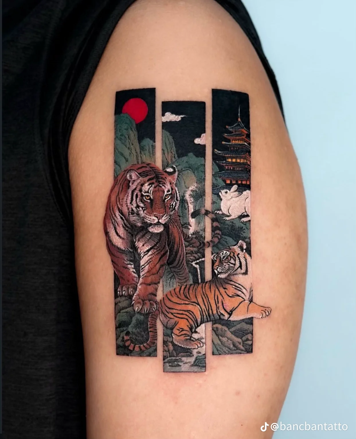 Neo-Traditional tattoo by cathyanne999