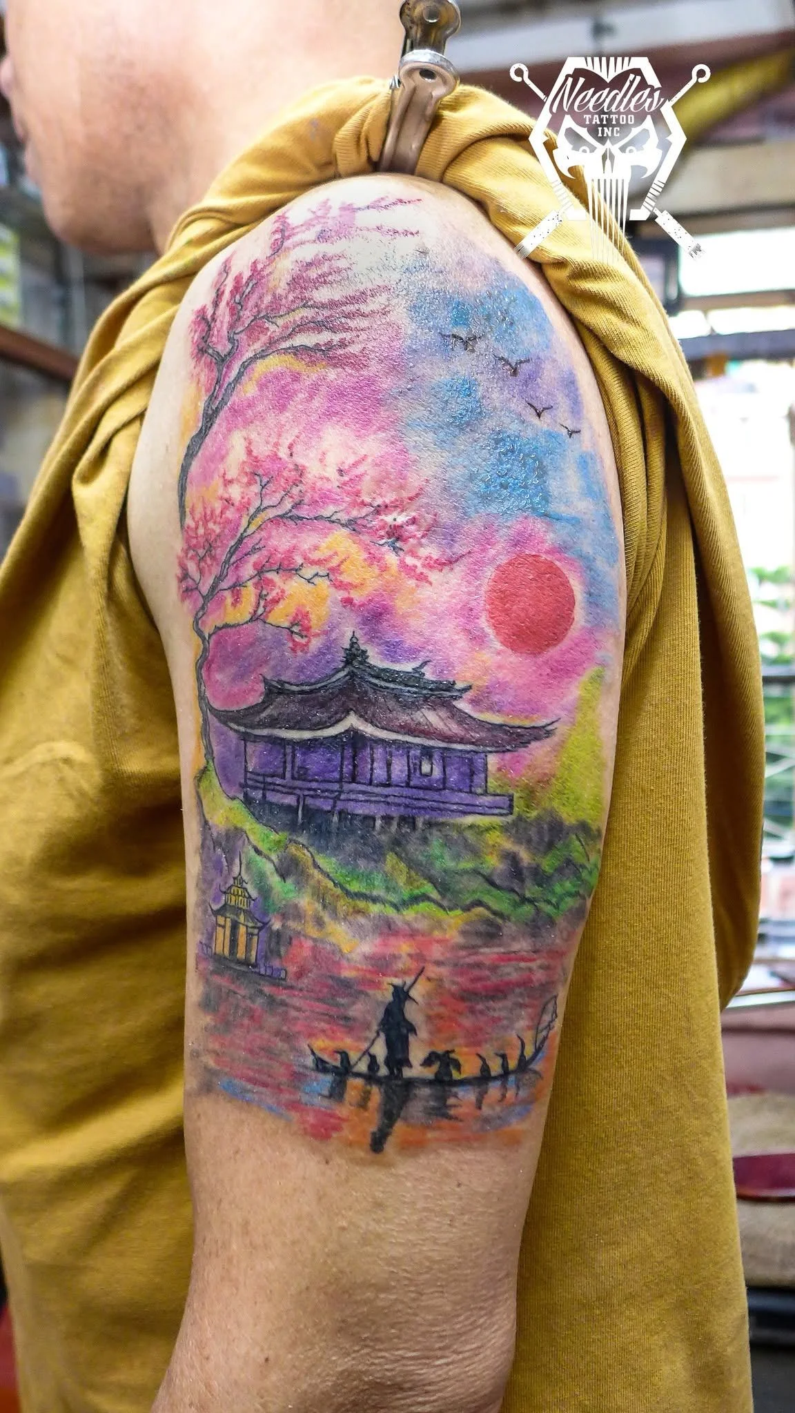 Watercolor tattoo by JPM Arts