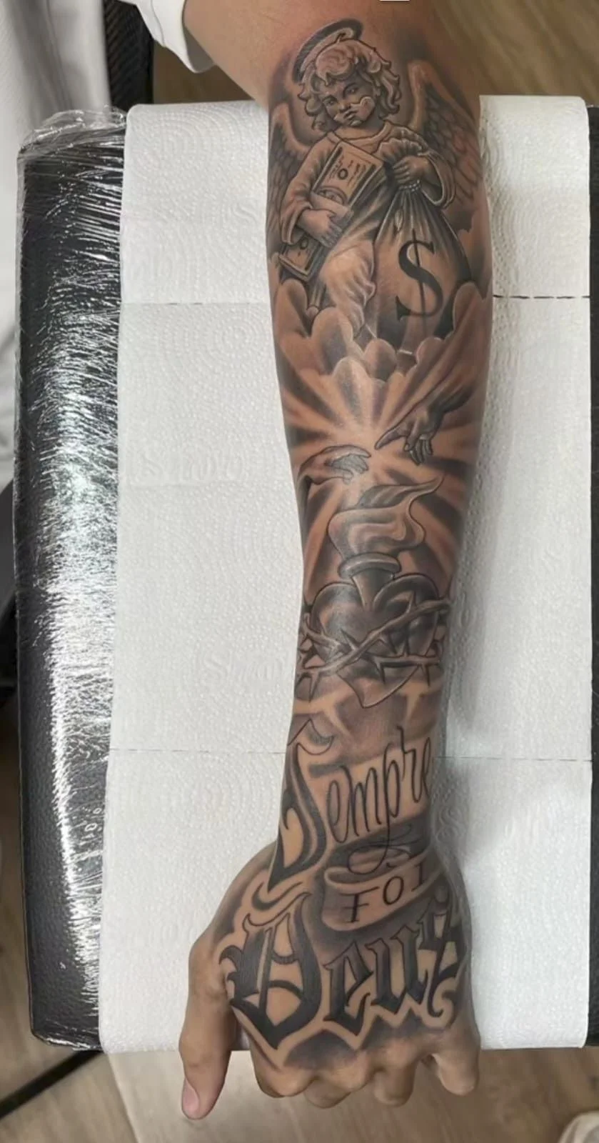 Chicano tattoo by Wayne