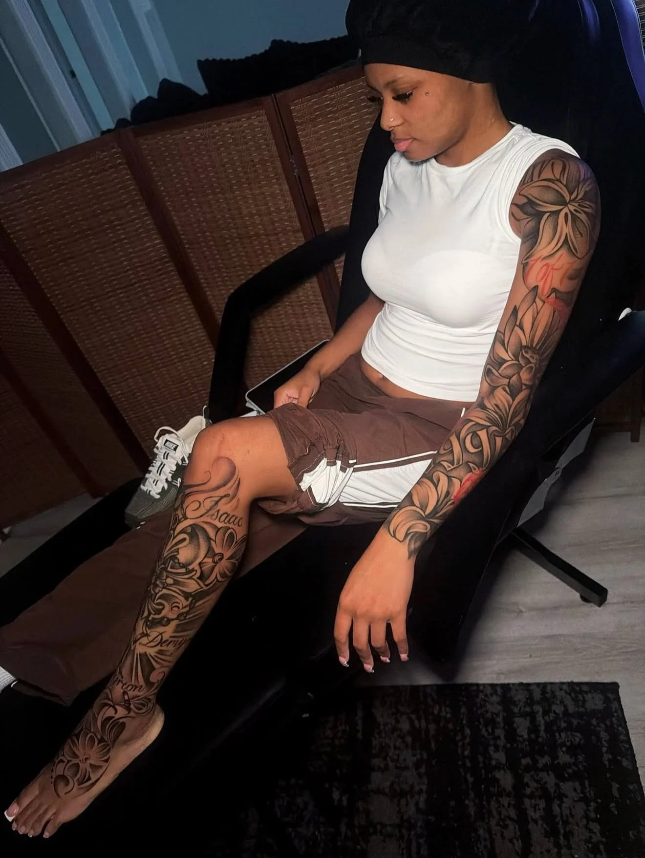 Black & Grey tattoo by RockRollG