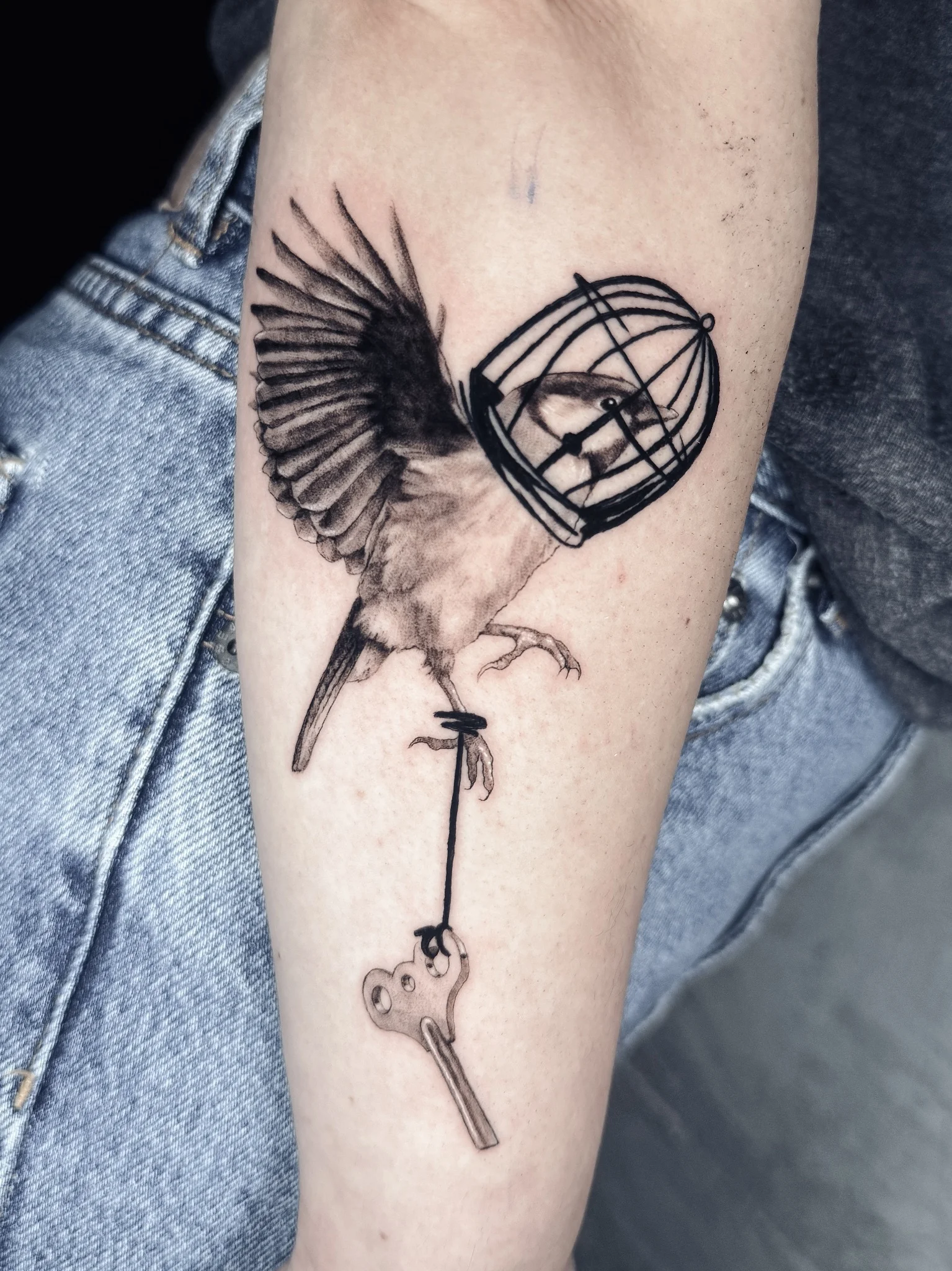 Black & Grey Realism tattoo