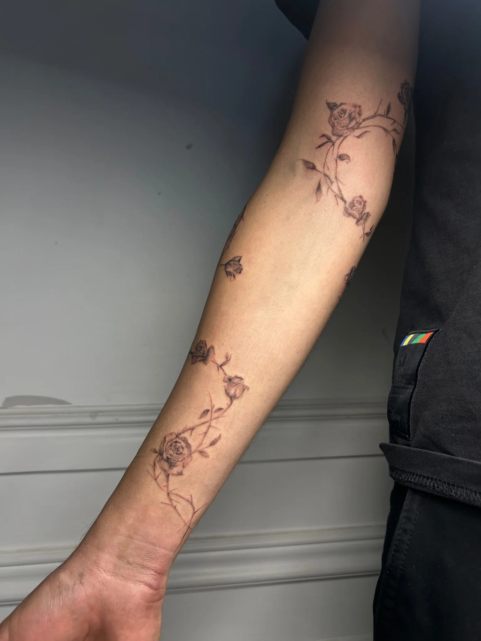 Floral tattoo