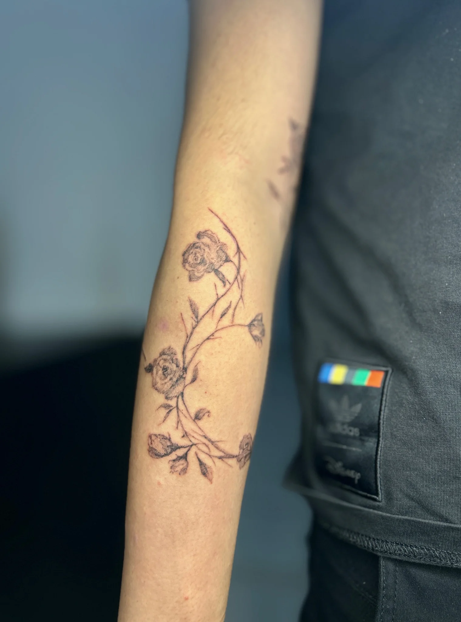 Floral tattoo