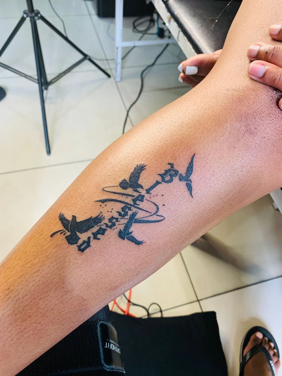 Blackwork tattoo by khayainkslave