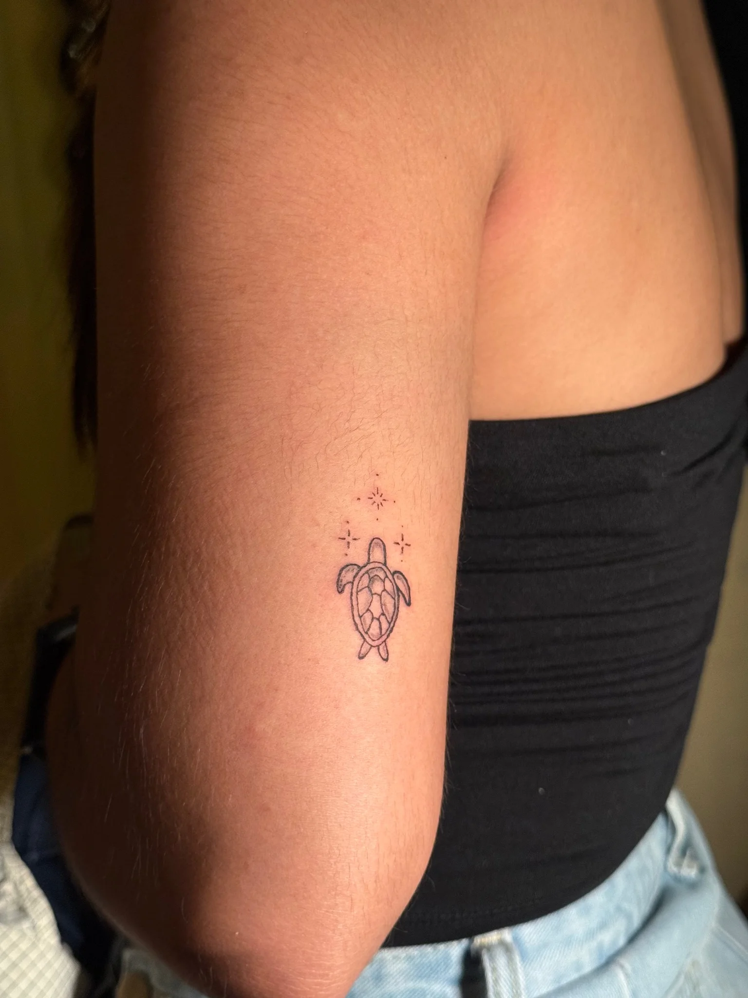 Fine Line tattoo by Armando Villamayor III