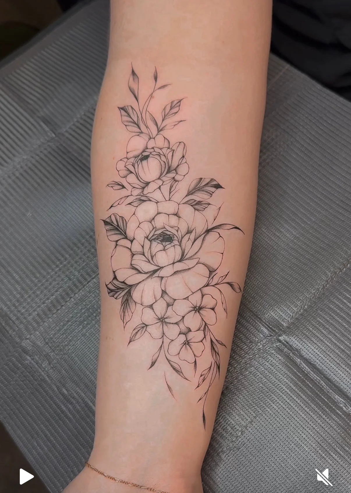 Floral tattoo