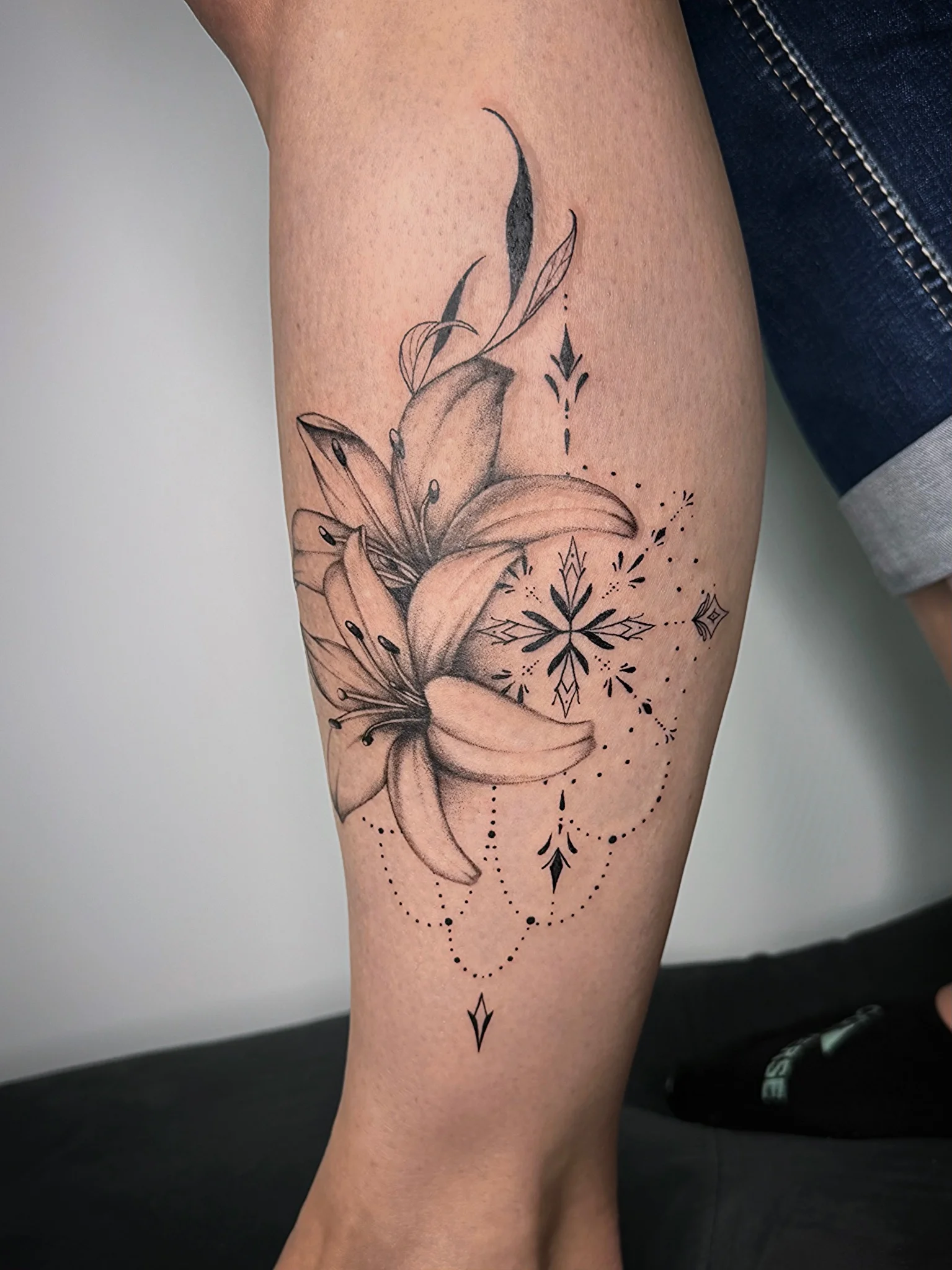 Floral tattoo