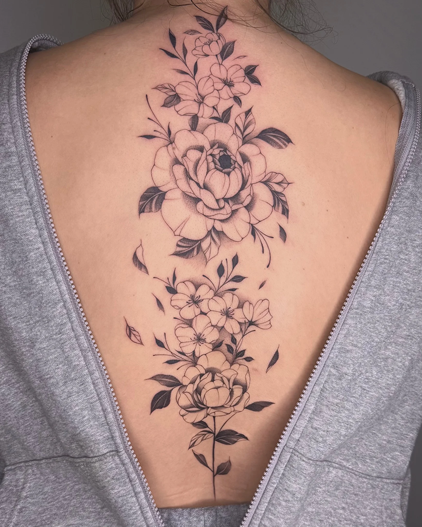 Floral tattoo