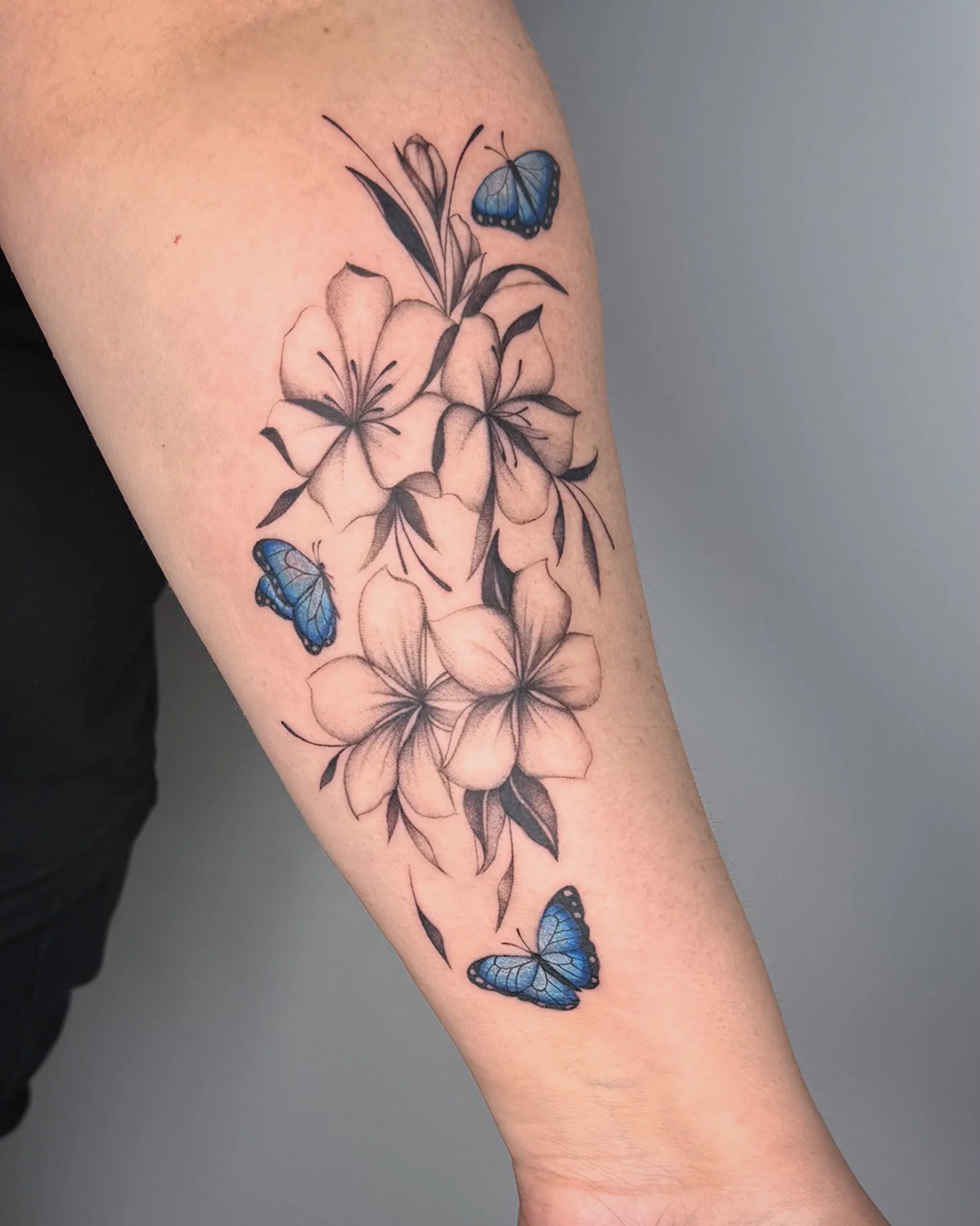 Floral tattoo