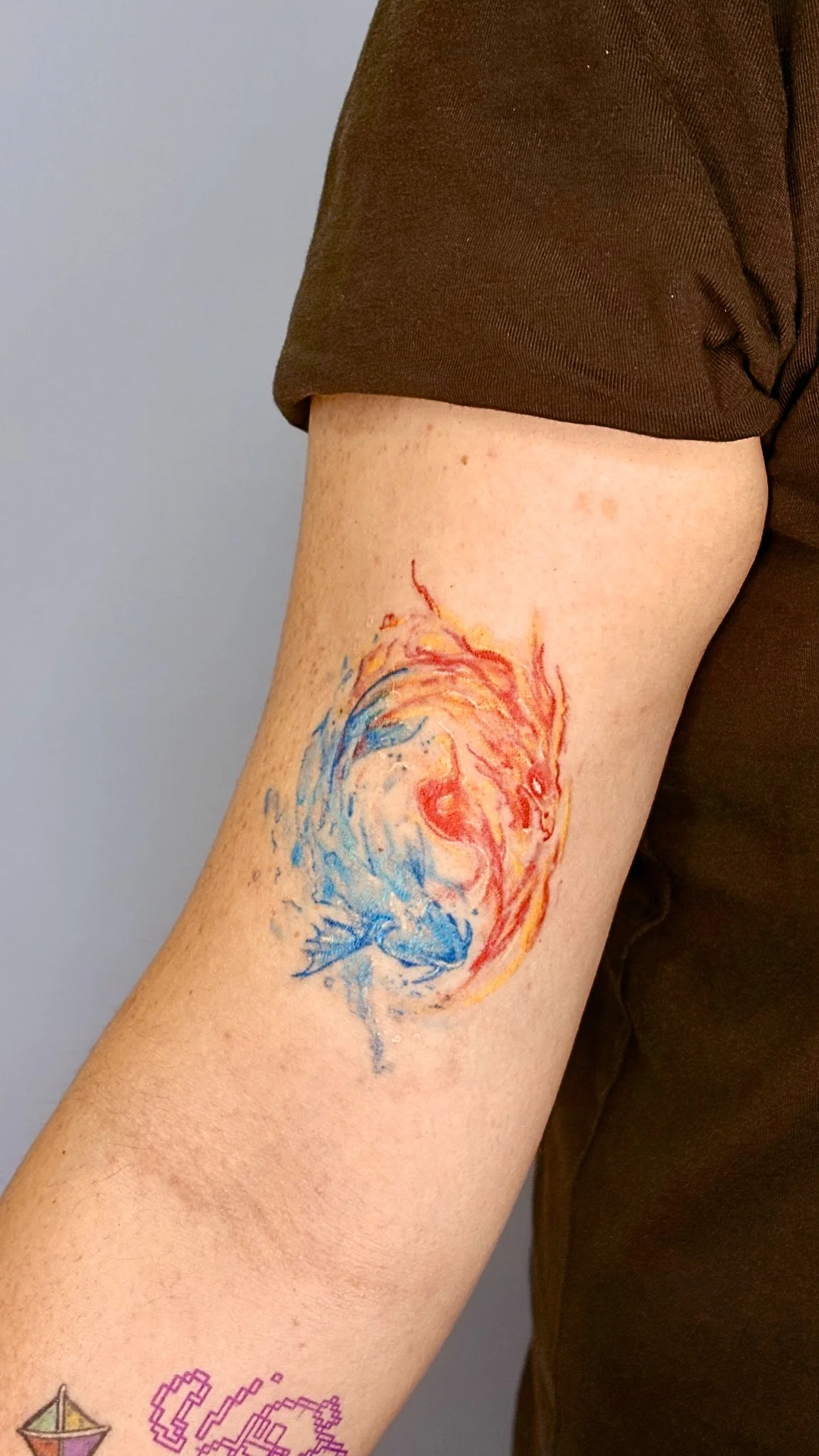 Watercolor tattoo