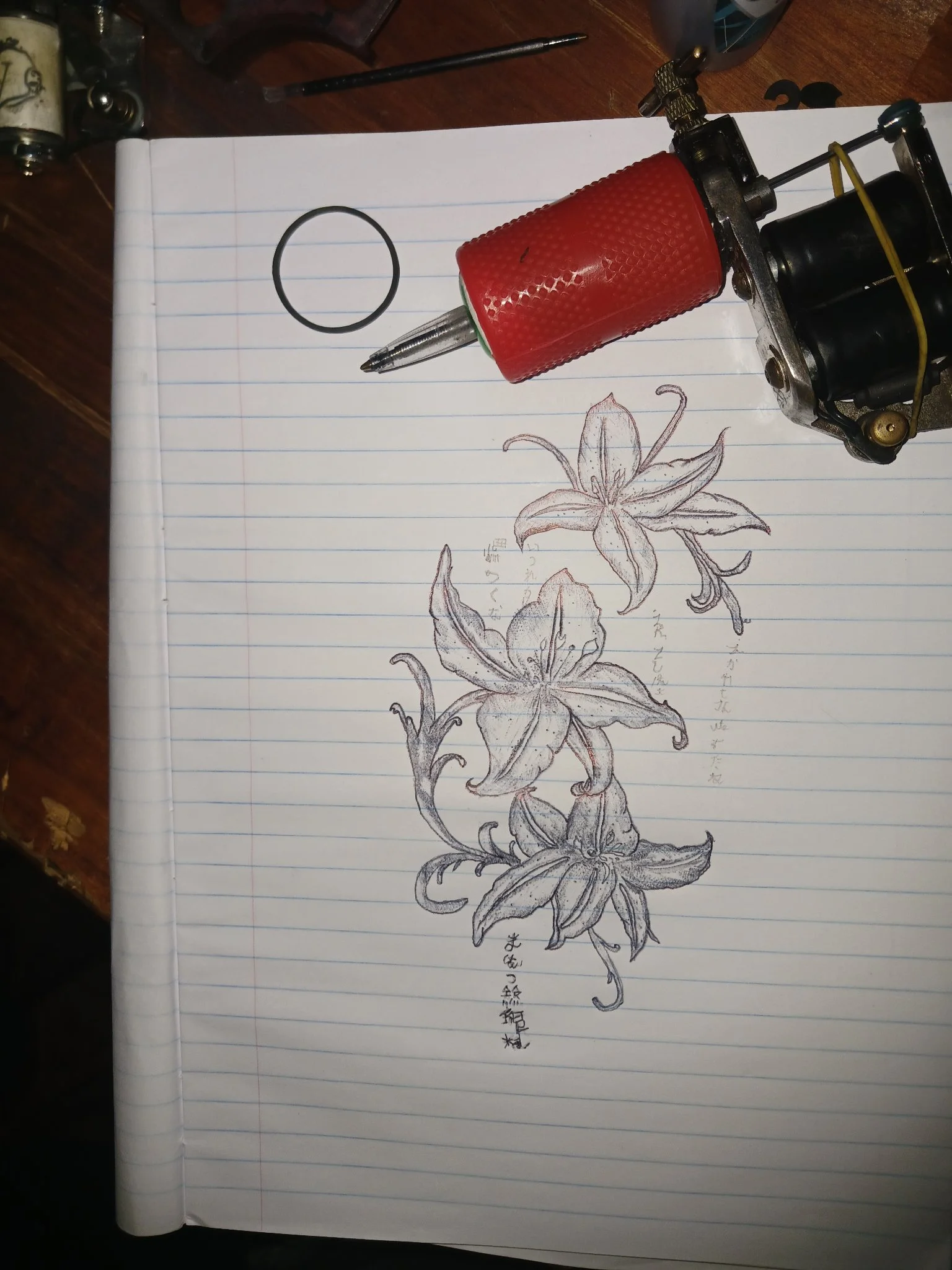 Illustrative tattoo by Rohan Tempies