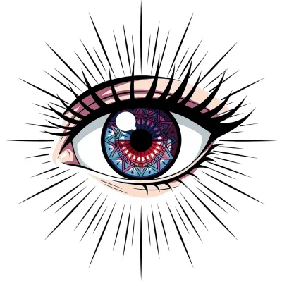 Manga Eye, Anime tattoo flash design