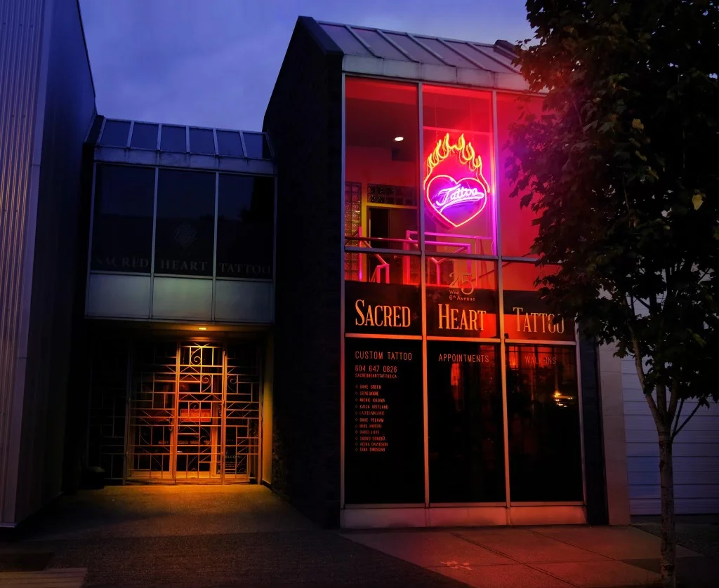 Sacred Heart Tattoo tattoo shop in Vancouver, BC