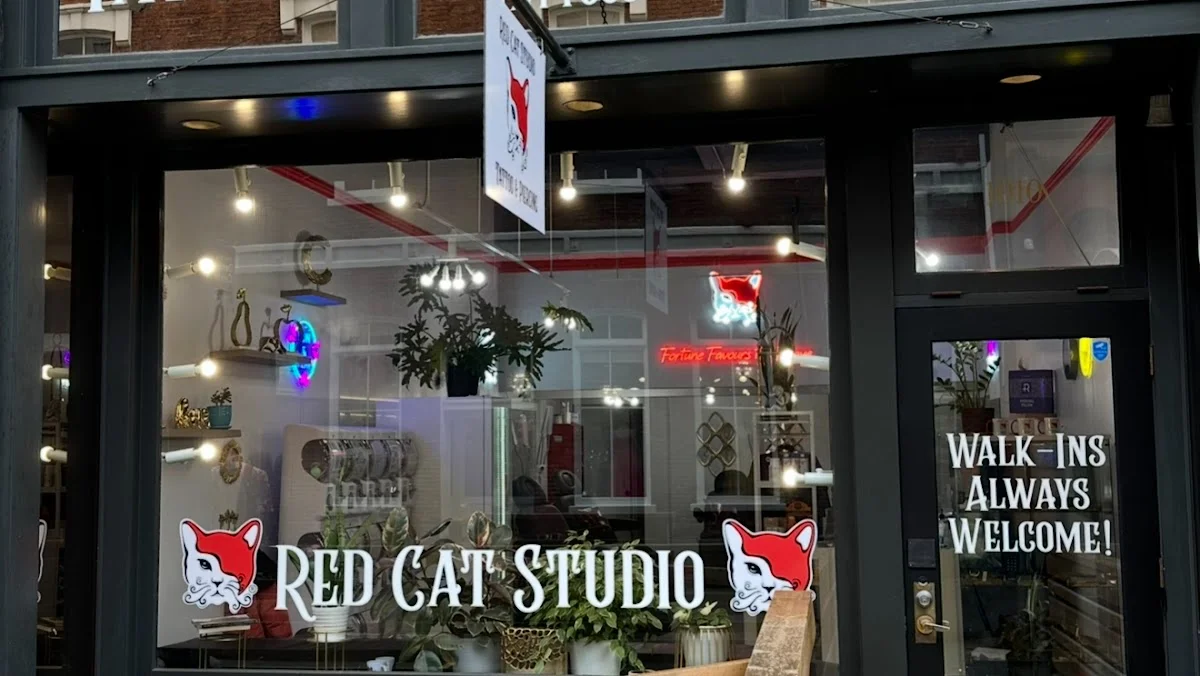 Red Cat Studio Walk-In Tattoo & Piercing tattoo shop in Victoria, BC