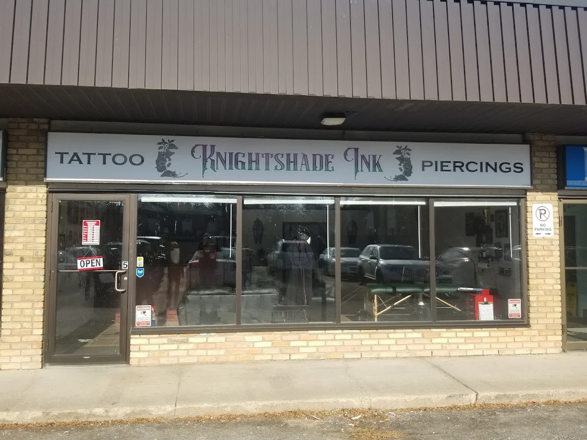 Knightshade Ink tattoo shop in Sarnia, ON