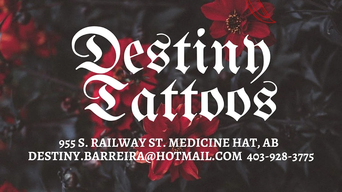 Destiny Tattoos tattoo shop in Medicine Hat, AB