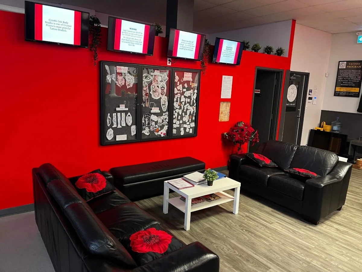 Cree8iv Ink Body Studio Ltd. tattoo shop in Grande Prairie, AB