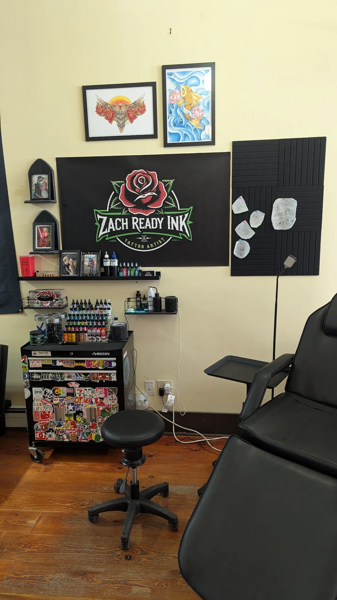 Zach Ready Ink tattoo shop in St. Thomas, ON