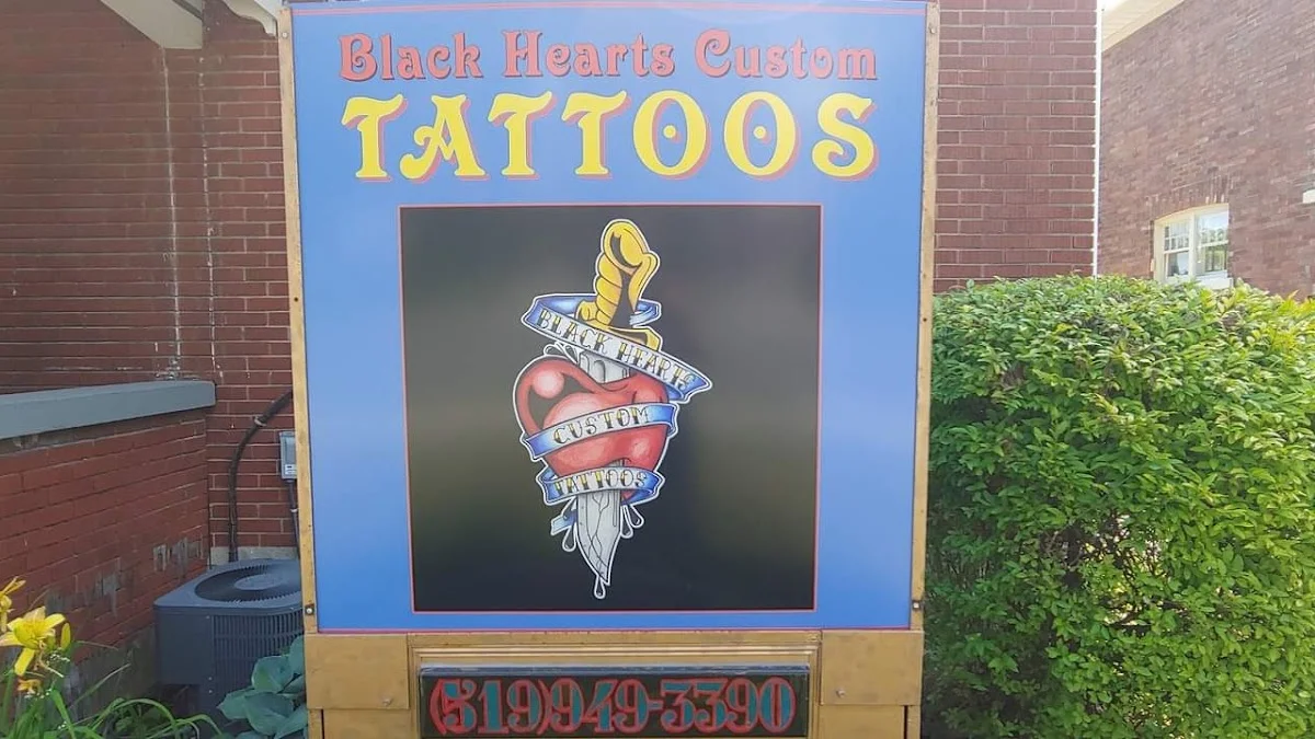 Black Hearts Custom Tattoos tattoo shop in Stratford, ON