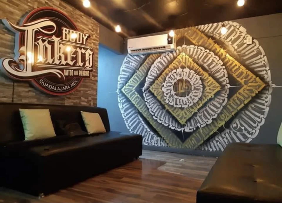 Body Inkers tattoo & piercing tattoo shop in Guadalajara, Jal.