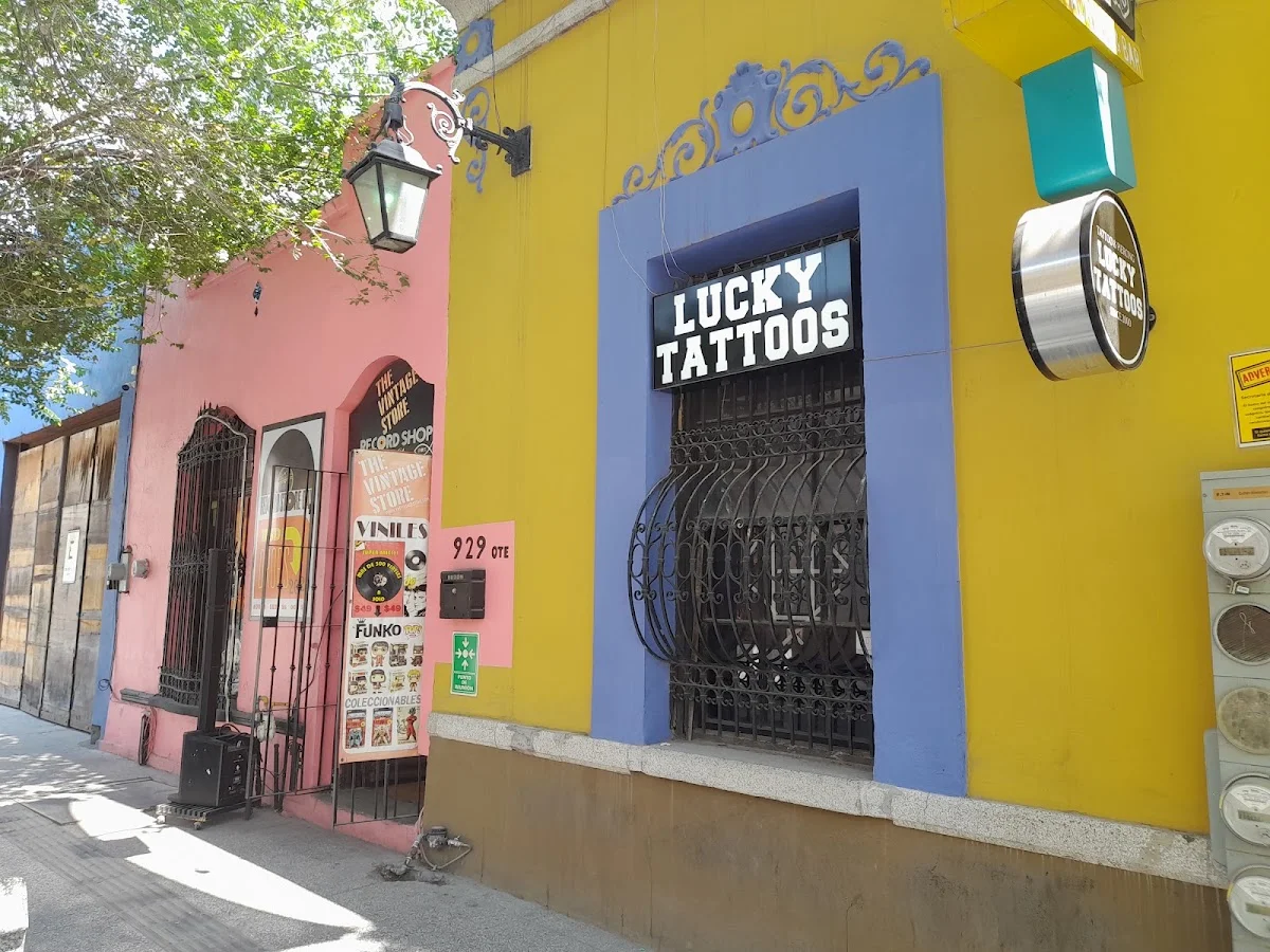 Lucky Tattoo’s Barrio Antiguo tattoo shop in Monterrey, N.L.