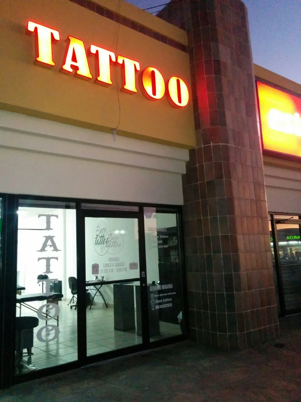 Seco Tattoo tattoo shop in Hermosillo, Son.