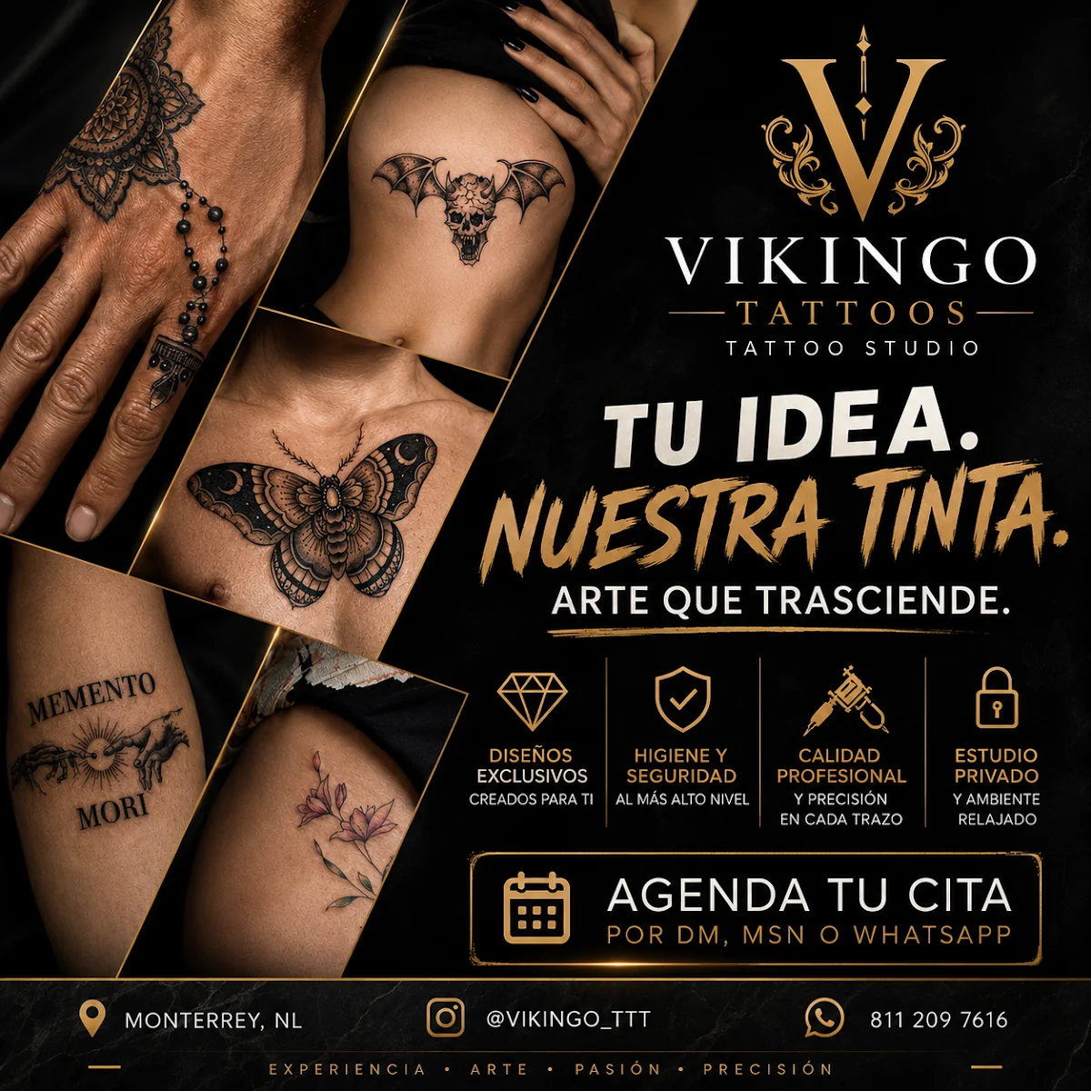 Vikingo Tattoos tattoo shop in Guadalupe, N.L.