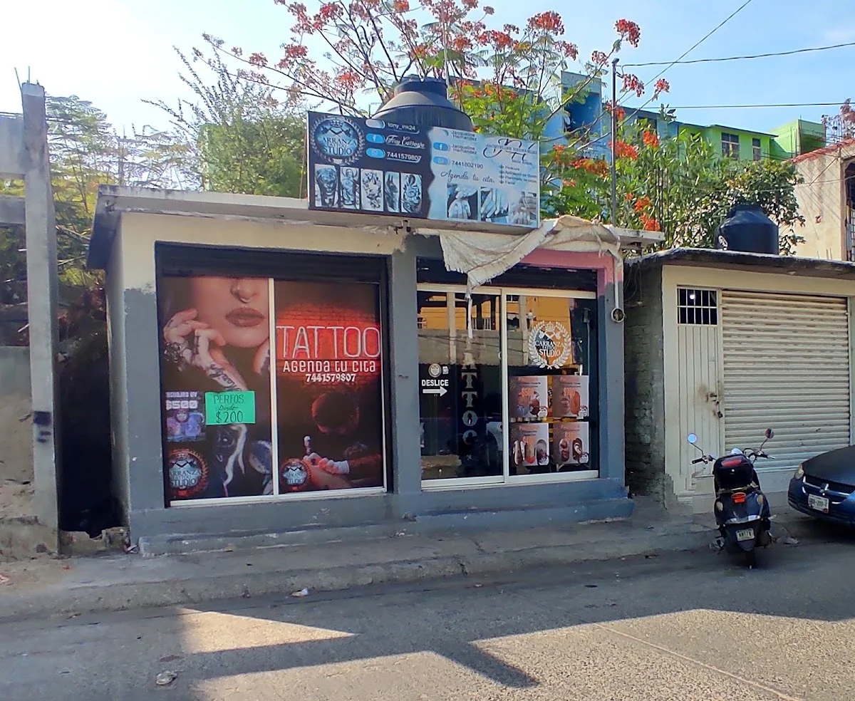 Carranza Tattoo Studio tattoo shop in Acapulco de Juarez, Gro.