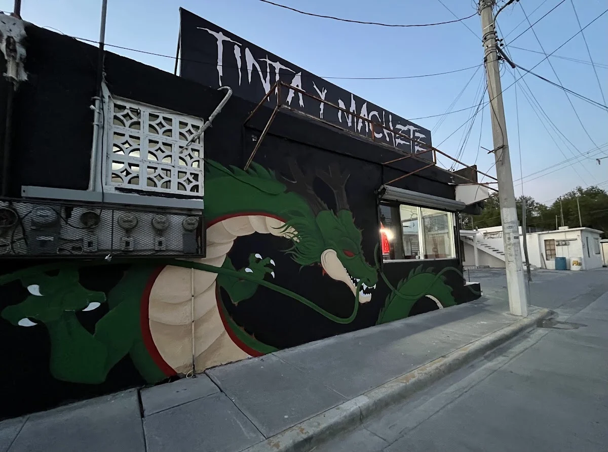 Tinta y Machete TattooShop tattoo shop in Reynosa, Tamps.