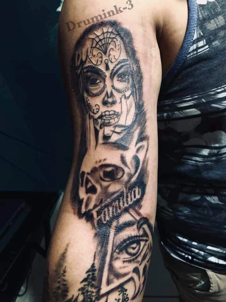 Drumink-3 tattoo shop in Heroica Matamoros, Tamps.