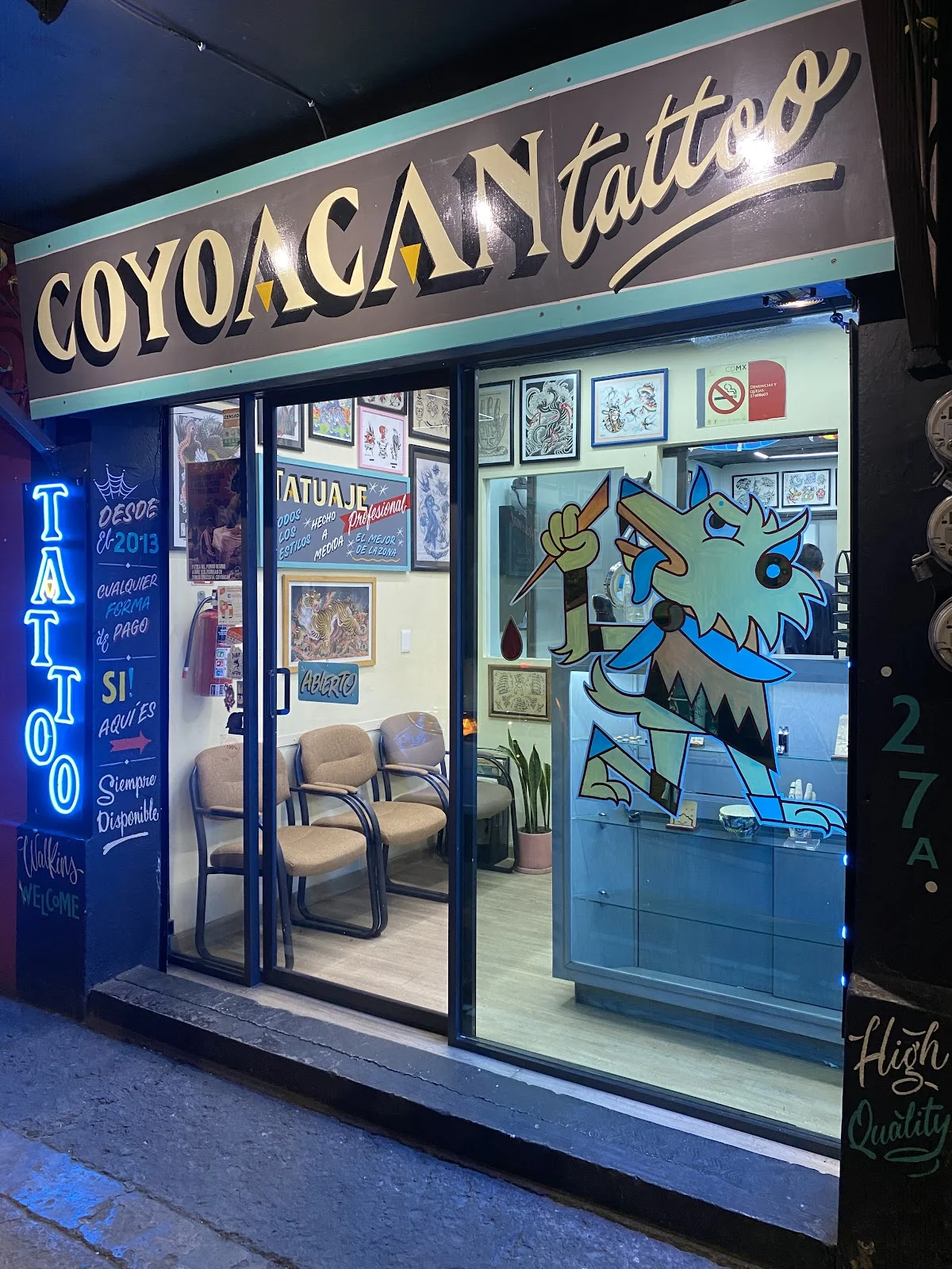 Coyoacán Tattoo tattoo shop in Coyoacan, CDMX