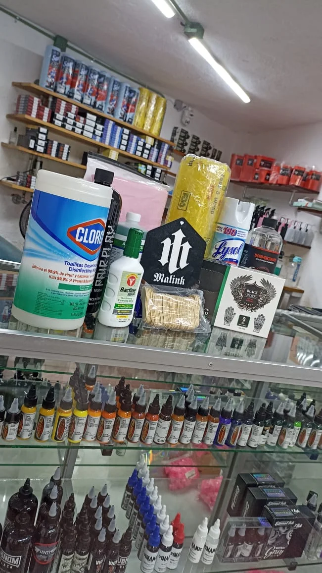 Tienda Malink tattoo shop in Cuernavaca, Mor.