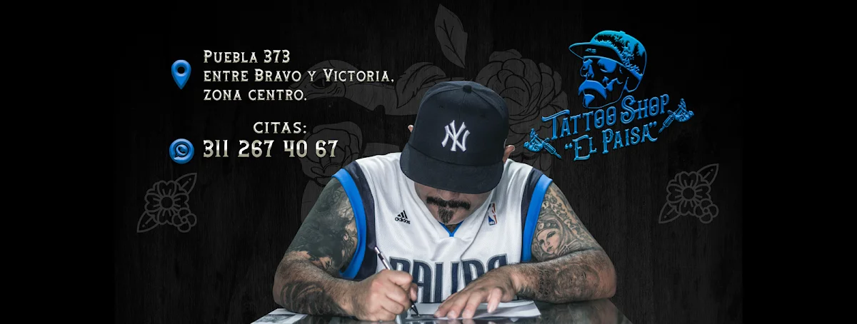 Tattoo shop El paisa tattoo shop in Tepic, Nay.