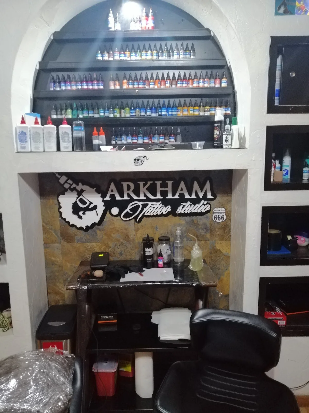 Arkham Studio Tattoo tattoo shop in Ensenada, B.C.