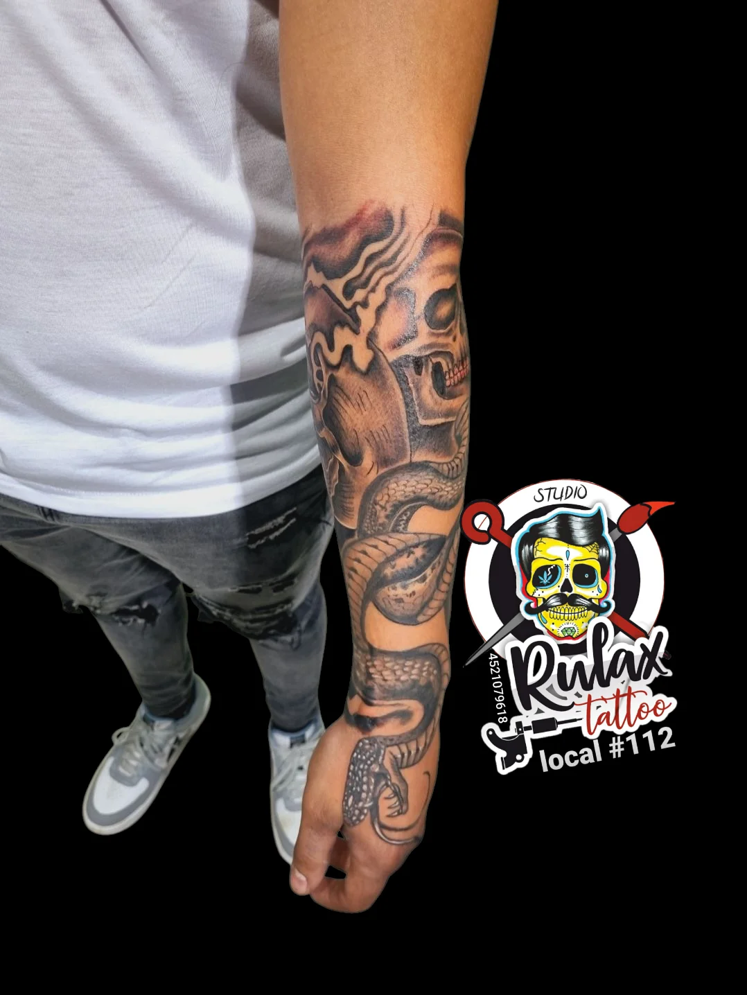 Tattoo Rulax tattoo shop in Uruapan, Mich.
