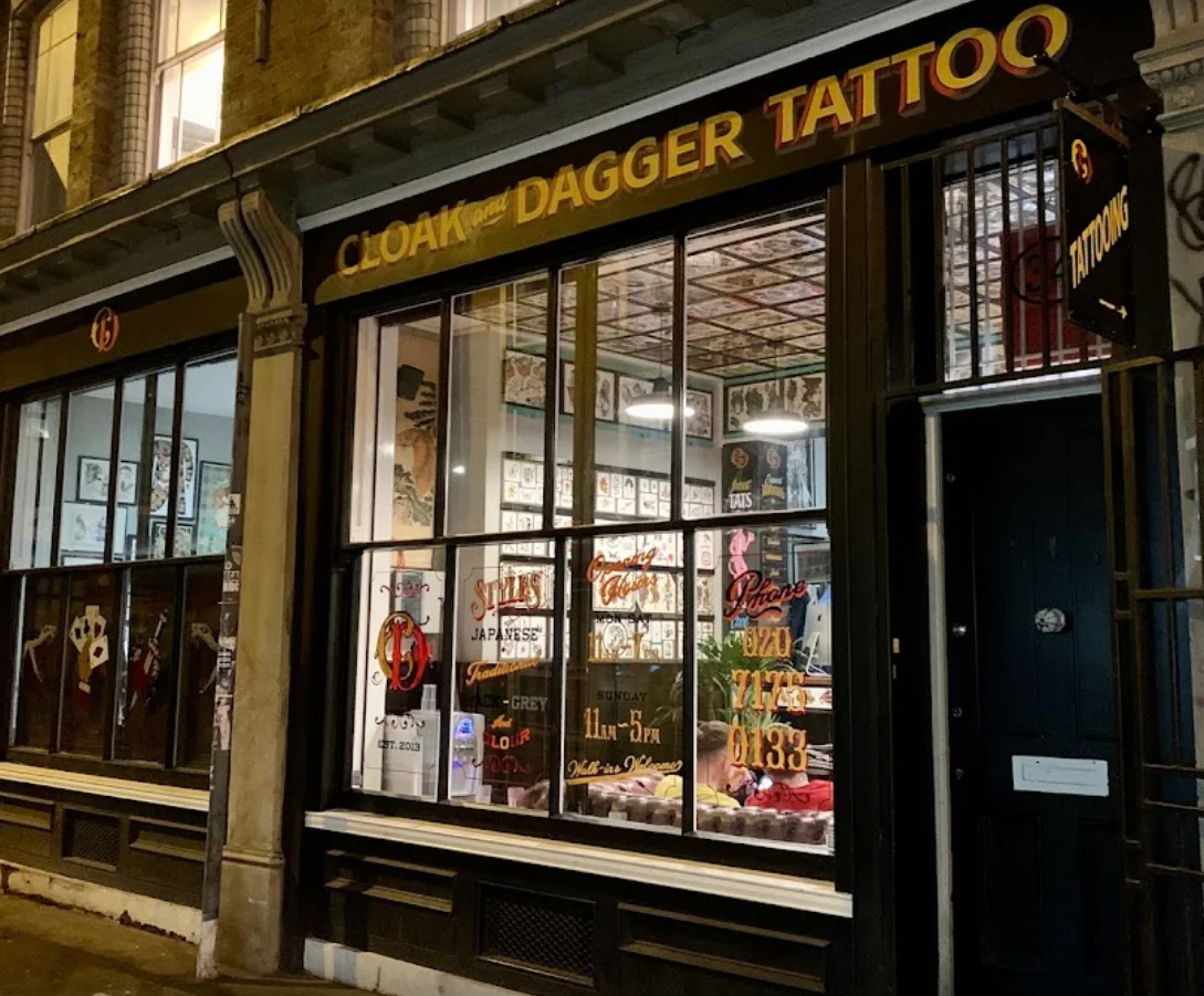 Cloak & Dagger Tattoo London tattoo shop in London, ENG