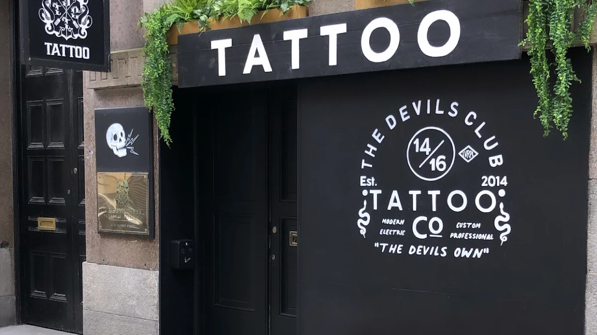 The Devil's Club Tattoo tattoo shop in Liverpool, ENG