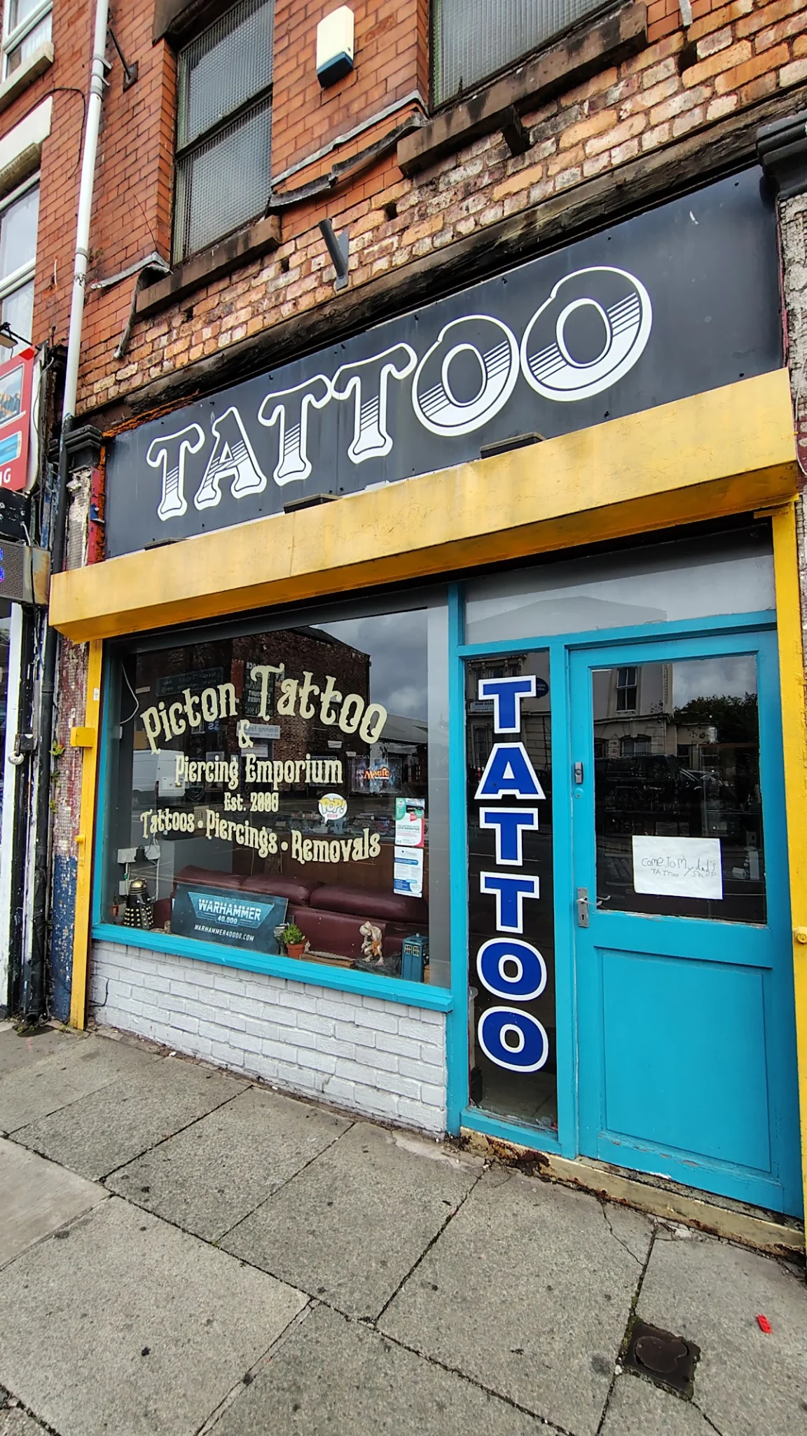 Picton Tattoo & Piercing tattoo shop in Liverpool, ENG