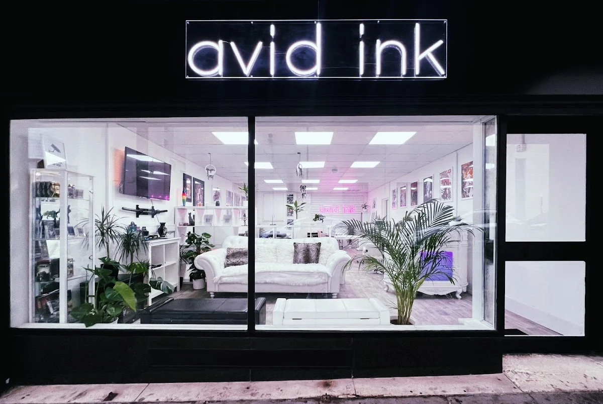 avid ink tattoo shop in Sheffield, ENG