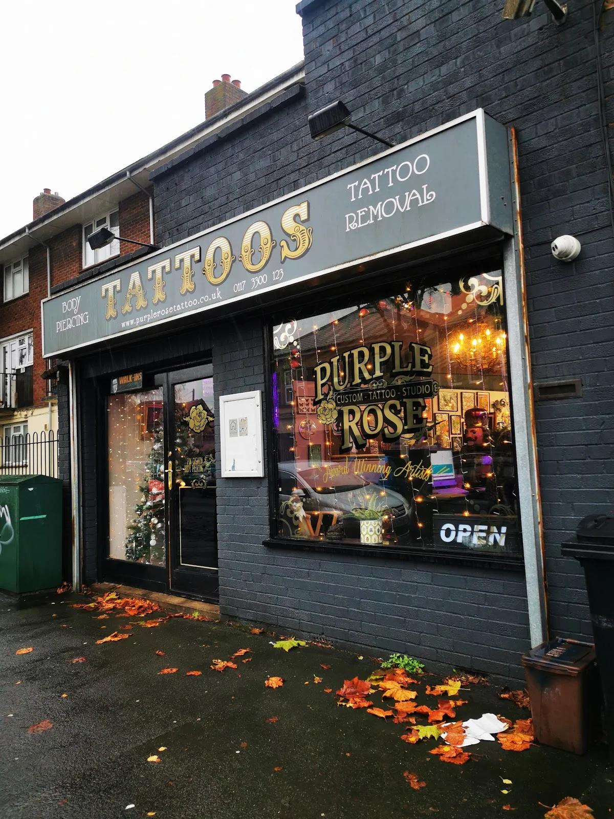 Purple Rose Tattoo tattoo shop in Bristol, ENG
